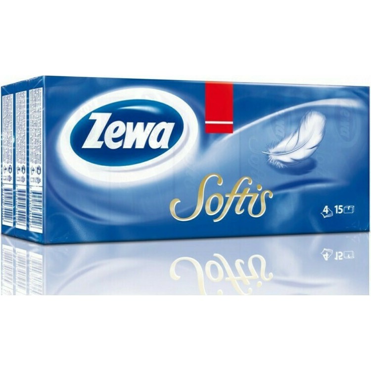ZEWA SOFTIS ΧΑΡΤΟΜΑΝΔΗΛΑ 15ΤΕΜ