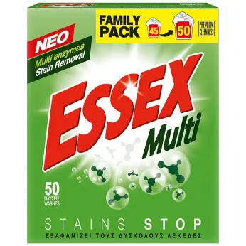 ESSEX ΣΚΟΝΗ ΠΛΥΝΤΗΡΙΟΥ MULTI (ΠΡΑΣΙΝΟ) 50Μ 2,4KG