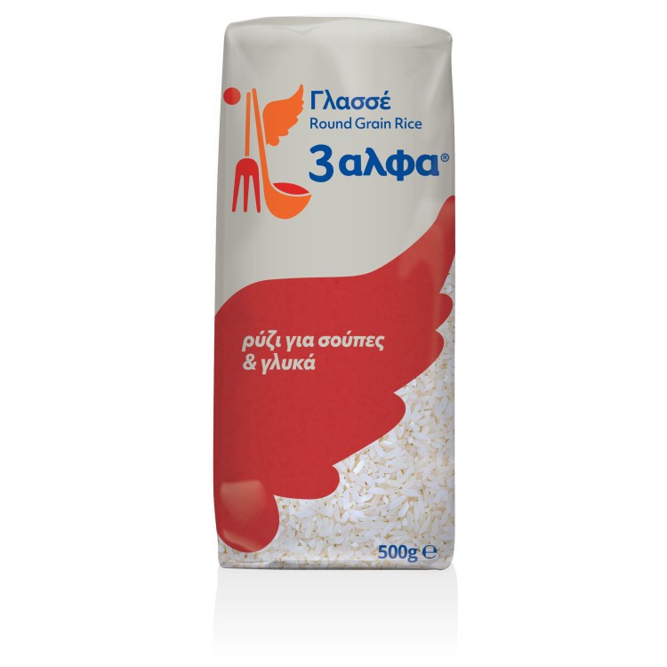 3Α ΡΥΖΙ ΓΛΑΣΣΕ 20Χ500ΓΡ