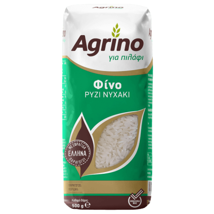 AGRINO ΡΥΖΙ ΦΙΝΟ 12Χ500GR AGRINO ΡΥΖΙ ΦΙΝΟ 12Χ500GR