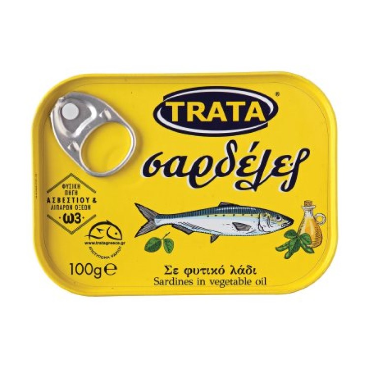 ΤΡΑΤΑ ΣΑΡΔΕΛΑ ΦΥΤΙΚΟ ΛΑΔΙ 100ΓΡ