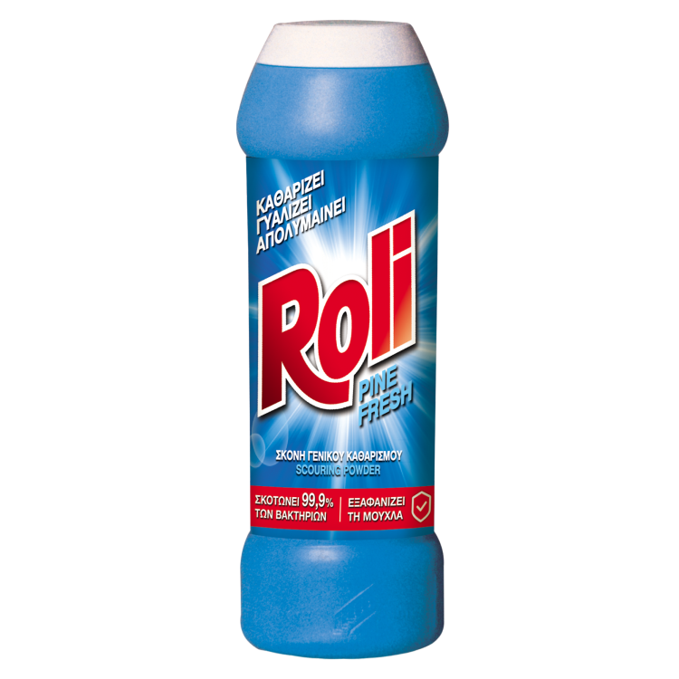 ROLI ΣΚΟΝΗ ΓΕΝ. ΚΑΘΑΡΙΣΜΟΥ PINE (ΜΠΛΕ) 24X500GR
