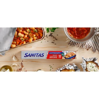 SANITAS ΑΛΟΥΜΙΝΟΧΑΡΤΟ 10M 1X25TEM