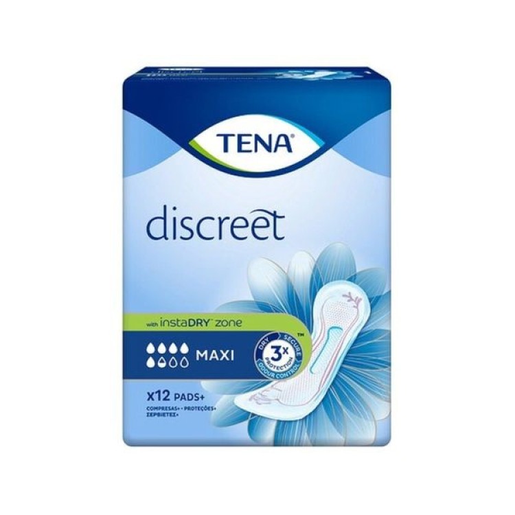 TENA DISCREET MAXI 12X12