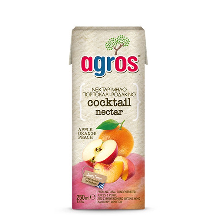ΑΓΡΟΣ ΧΥΜΟΣ 3ΦΡΟΥΤΑ(ΚΟΚΤΕΙΛ) 27Χ250ML ΑΓΡΟΣ ΧΥΜΟΣ 3ΦΡΟΥΤΑ(ΚΟΚΤΕΙΛ) 27Χ250ML