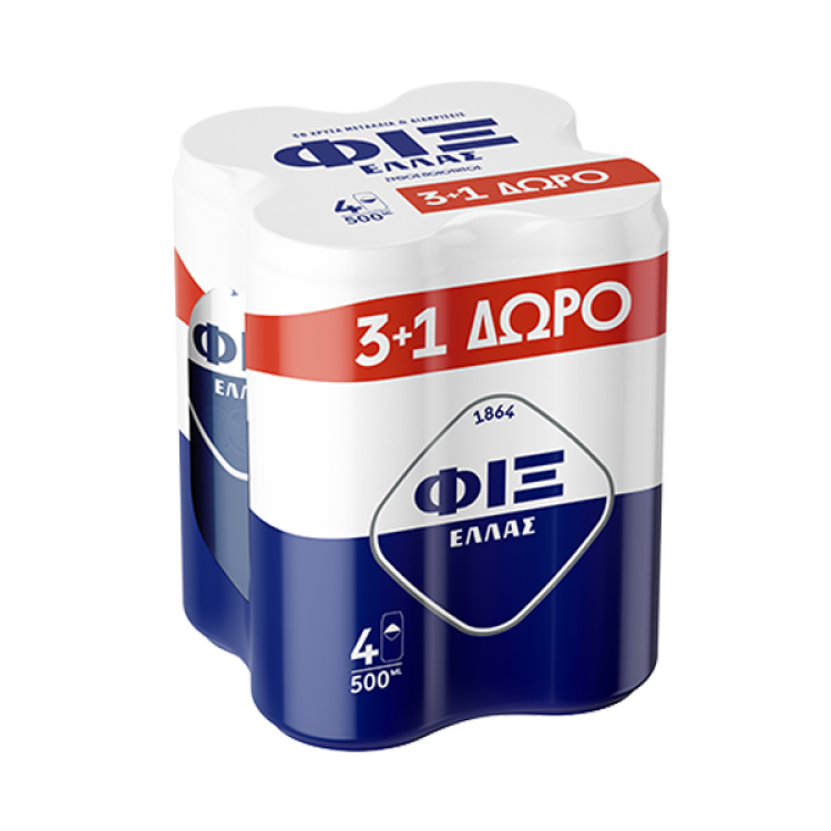 FIX ΜΠΥΡΑ 6Χ4(3+1) 500ML FIX ΜΠΥΡΑ 6Χ4(3+1) 500ML