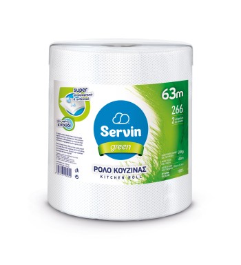 SERVIN ΧΑΡΤΙ ΚΟΥΖΙΝΑΣ 2Φ 6Χ600ΓΡ