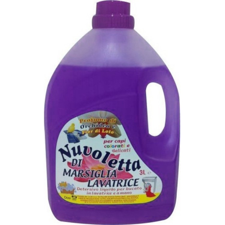 NUVOLETTA ΥΓΡΟ ΠΛΥΝΤΗΡΙΟΥ ORCHIDEA (ΜΩΒ) 4X3LT