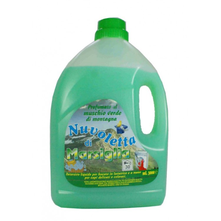 NUVOLETTA ΥΓΡΟ ΠΛΥΝΤΗΡΙΟΥ MUSCHIO VERDE (ΠΡΑΣΙΝΟ) 4X3LT