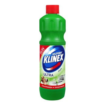 KLINEX ΧΛΩΡΙΝΗ ULTRA FRESH (ΠΡΑΣΙΝΗ) 15X750ML