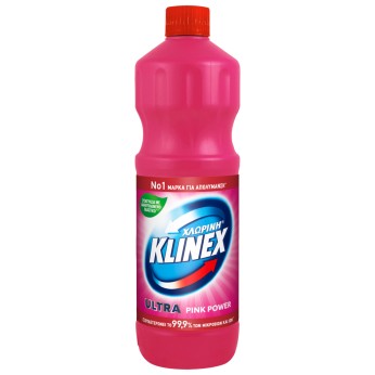 KLINEX ΧΛΩΡΙΝΗ ULTRA PINK (ΡΟΖ) 12X1250ML