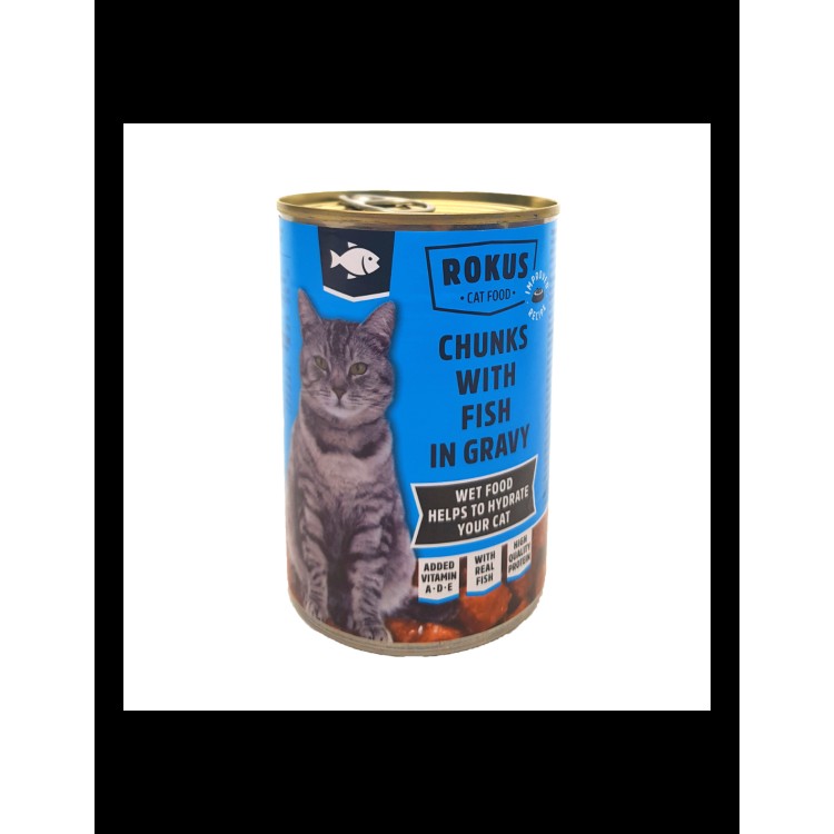 ROKUS ΓΑΤΟΤΡΟΦΗ ΨΑΡΙ (ΜΠΛΕ) 24Χ410ΓΡ