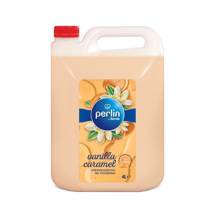 SERVIN ΚΡΕΜΟΣΑΠΟΥΝO VANILLA CARAMELA 4Χ4LT