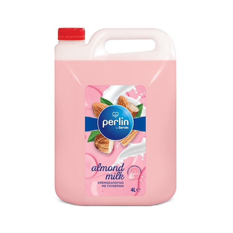 SERVIN ΚΡΕΜΟΣΑΠΟΥΝO ALMOND MILK 4Χ4LT