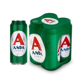 ΑΛΦΑ ΜΠΥΡΑ 6Χ4Χ500ML