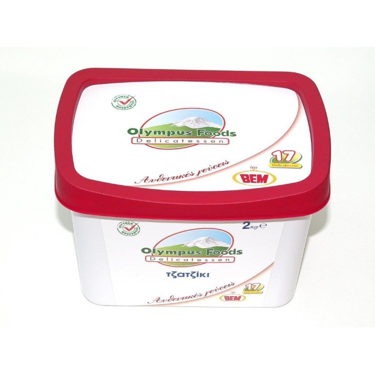 OLYMPUS FOODS DELICATESSEN ΤΖΑΤΖΙΚΙ 2ΚΙΛ. 4 ΤΕΜ.
