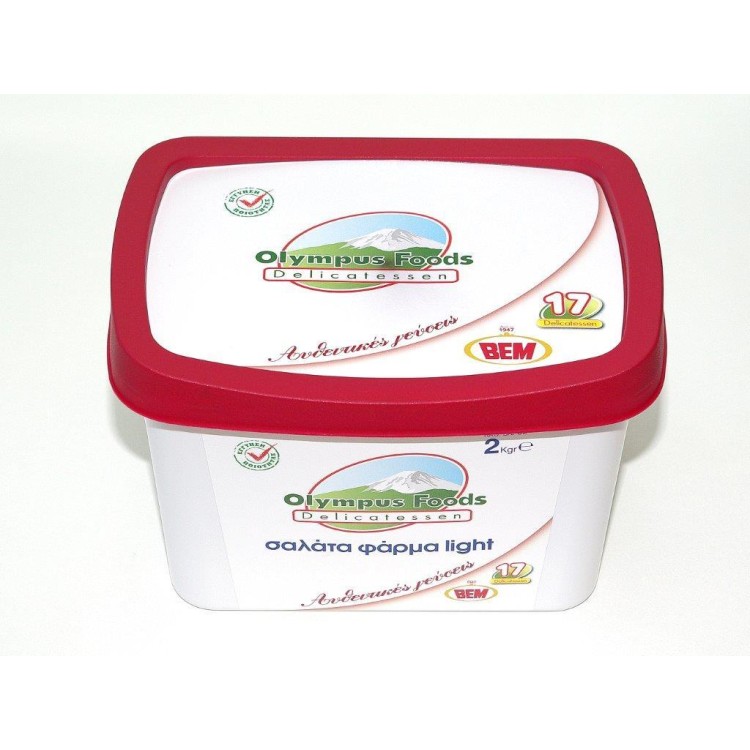 OLYMPUS FOODS DELICATESSEN FARMA LIGHT 2ΚΙΛ. 4 ΤΕΜ.