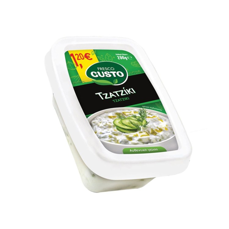 FRESCO GUSTO ΤΖΑΤΖΙΚΙ 200ΓΡ 6ΤΕΜ 1,2ΚΙΛ