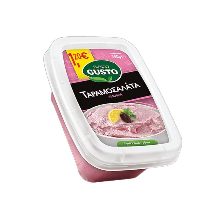FRESCO GUSTO ΤΑΡΑΜΟΣΑΛΑΤΑ 200ΓΡ 6ΤΕΜ 1,2ΚΙΛ