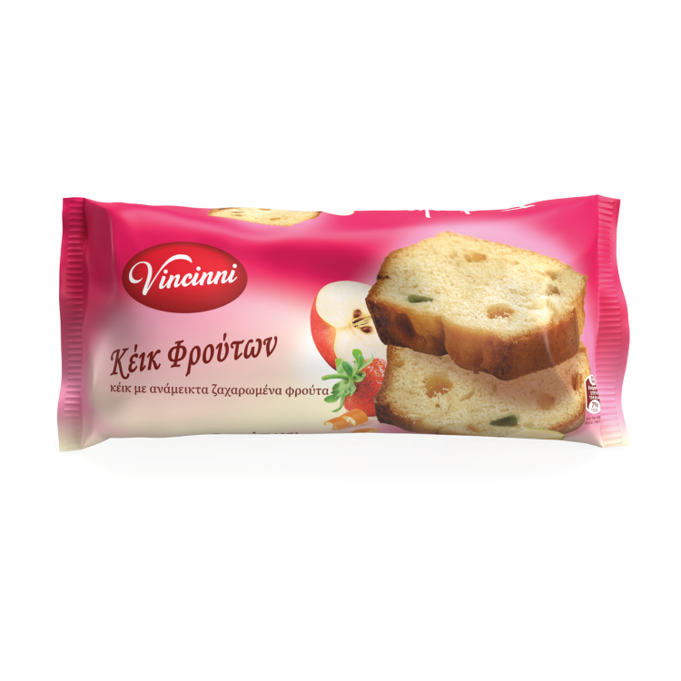 VINCINNI ΚΕΪΚ ΦΡΟΥΤΩΝ  6Χ300ΓΡ