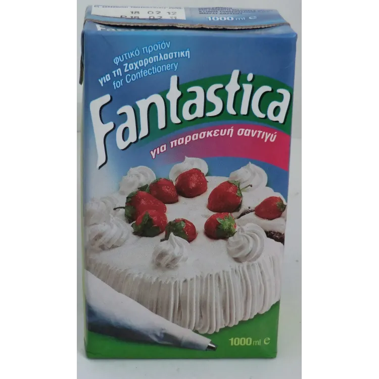 FANTASTICA CHEF ΦΥΤΙΚΗ ΚΡΕΜΑ ΖΑΧΑΡ/ΚΗΣ 12Χ1ΛΙΤΡ.