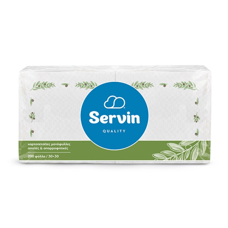 SERVIN ΧΑΡΤΟΠΕΤΣΕΤΕΣ ΕΛΙΑ 30Χ30CM 12X200Φ