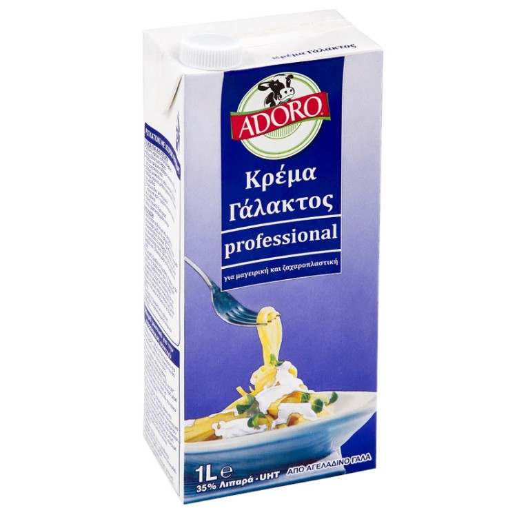 ADORO ΚΡΕΜΑ ΓΑΛΑΚΤΟΣ 35% (12Χ1ΛΙΤ)