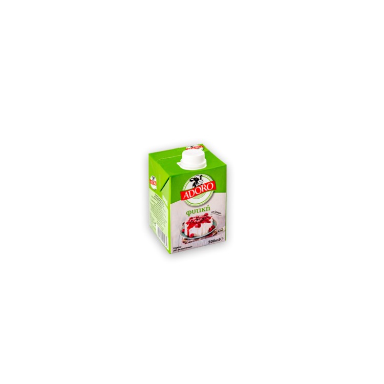 ADORO ΦΥΤΙΚΗ ΚΡΕΜΑ ΖΑΧΑΡΟΠΛΑΣΤΙΚΗΣ 12Χ500ML ADORO ΦΥΤΙΚΗ ΚΡΕΜΑ ΖΑΧΑΡΟΠΛΑΣΤΙΚΗΣ 12Χ500ML