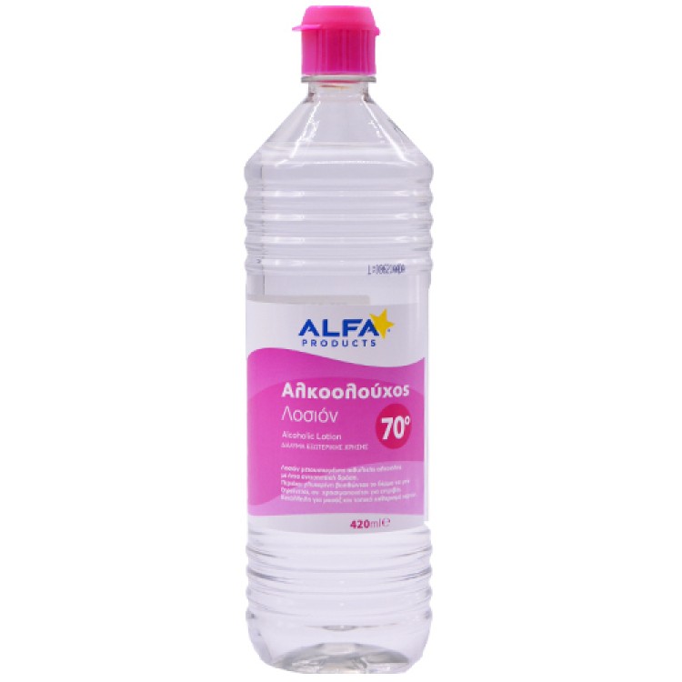 ALFA ΑΛΚΟΟΛΟΥΧΟΣ ΛΟΣΙΟΝ 70% ΜΕΓΑΛΗ 24X420ML