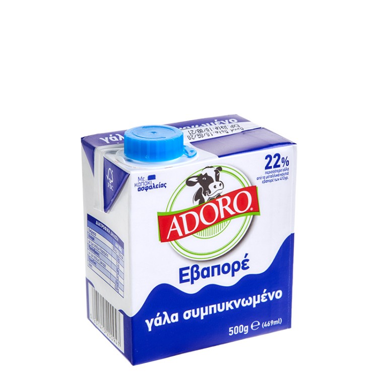 ADORO ΓΑΛΑ ΕΒΑΠΟΡΕ 12Χ500ΓΡ ADORO ΓΑΛΑ ΕΒΑΠΟΡΕ 12Χ500ΓΡ