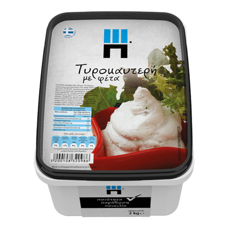 3Π ΤΥΡΟΚΑΥΤΕΡΗ ΜE ΦΕΤΑ 2KG