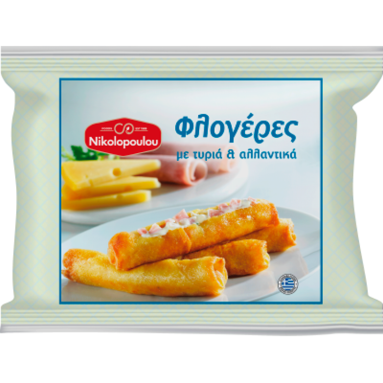 NIKOLOPOULOU ΦΛΟΓΕΡΕΣ ΜΕ ΑΛΛΑΝΤΙΚΑ&ΚΑΣΕΡΙ 6Χ1KG (20TMX) Μ.Μ
