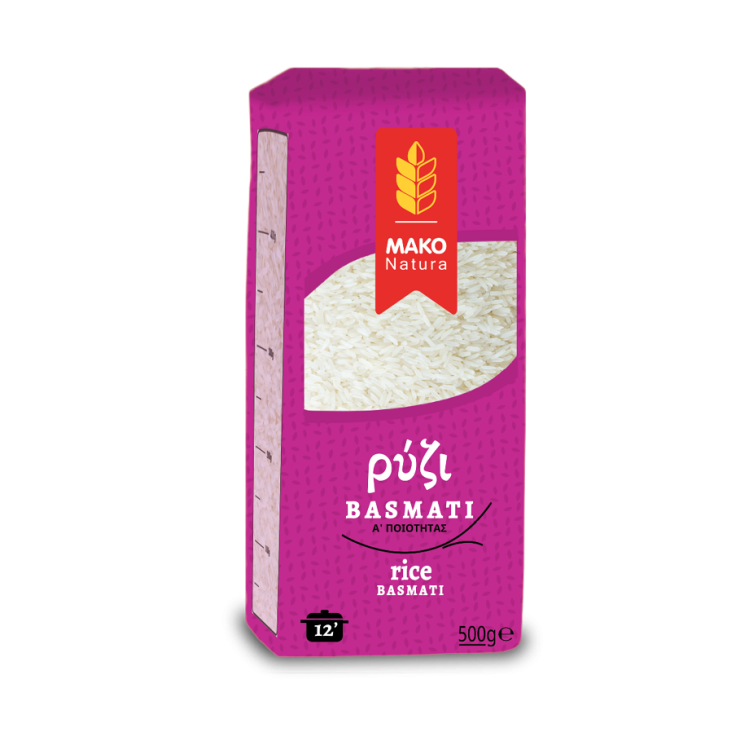 ΜΑΚΟ ΡΥΖΙ BASMATI 12Χ500ΓΡ