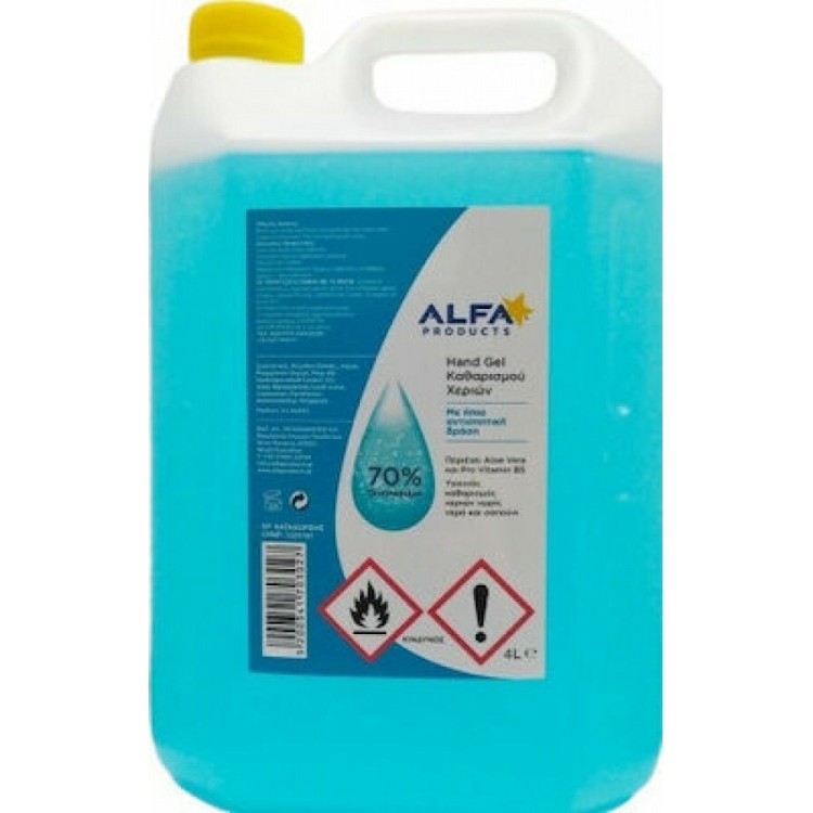 ALFA HAND GEL 70% 4X4LT