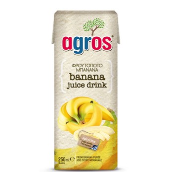 ΑΓΡΟΣ ΧΥΜΟΣ ΜΠΑΝΑΝΑ 27Χ250ML ΑΓΡΟΣ ΧΥΜΟΣ ΜΠΑΝΑΝΑ 27Χ250ML