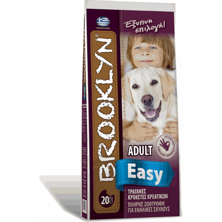 BROOKLYN ΣΚΥΛΟΤΡΟΦΗ ΞΗΡΑ EASY 20KG