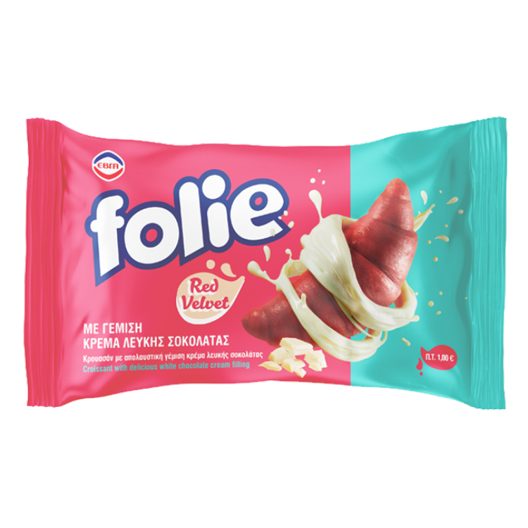 FOLIE RED VELVET ΚΡΟΥΑΣΑΝ 20X100ΓΡ