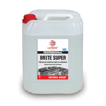 BRITE SUPER ΥΓΡΟ ΚΑΘΑΡΙΣΤΙΚΟ ΙΝΟΧ 12Χ1LT BRITE SUPER ΥΓΡΟ ΚΑΘΑΡΙΣΤΙΚΟ ΙΝΟΧ 12Χ1LT