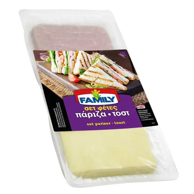FAMILY ΣΕΤ ΤΟΣΤ ΓΑΛΟΠΟΥΛΑ 6X2Χ140γρ