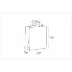 ΤΣΑΝΤΑ ΧΑΡΤΙΝΗ ΛΕΥΚΗ ΜΕ ΕΝΙΣΧΥΜΕΝΟ ΕΞΩ ΧΕΡΑΚΙ 26Χ17Χ29CM