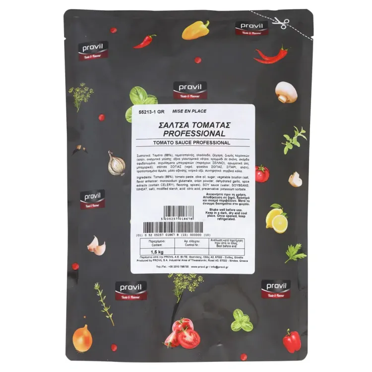 PROVIL ΣΑΛΤΣΑ ΤΟΜΑΤΑΣ PROFESSIONAL 8X3KG