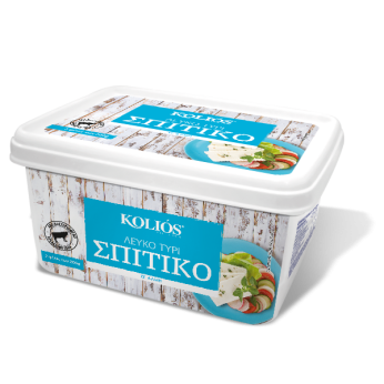 ΚΟΛΙΟΣ ΣΠΙΤΙΚΟ ΛΕΥΚΟ ΤΥΡΙ (ΤΕΛΕΜΕΣ) ΜΠΩΛ 4ΚΙΛ (ΜΕΡΙΔΕΣ 100ΓΡ)