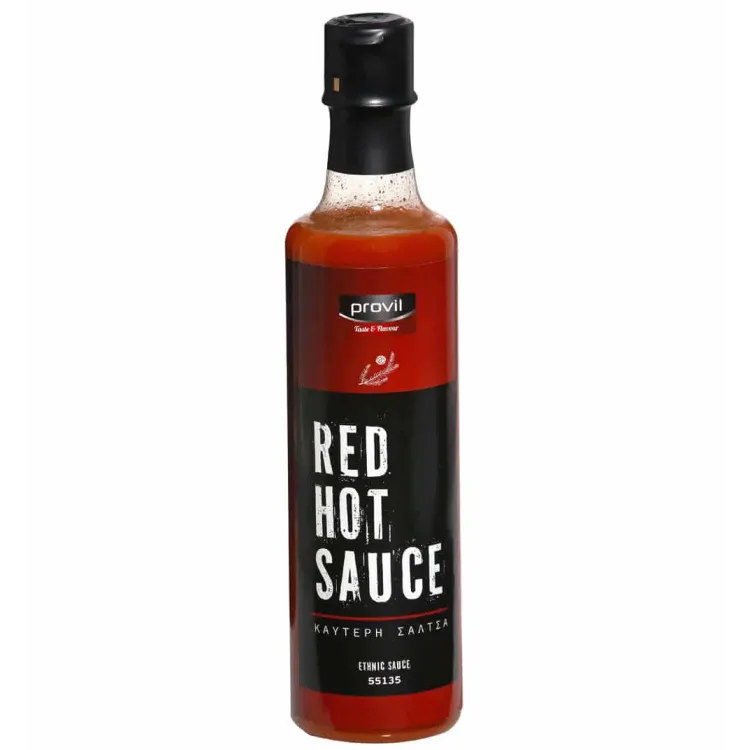 PROVIL RED HOT SAUCE ΦΙΑΛΗ 480ML (490ΓΡ)
