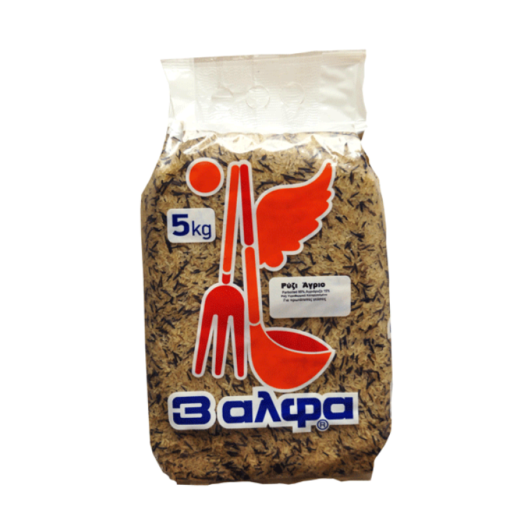 3Α ΡΥΖΙ ΑΓΡΙΟ-PARBOILED 5ΚΙΛ