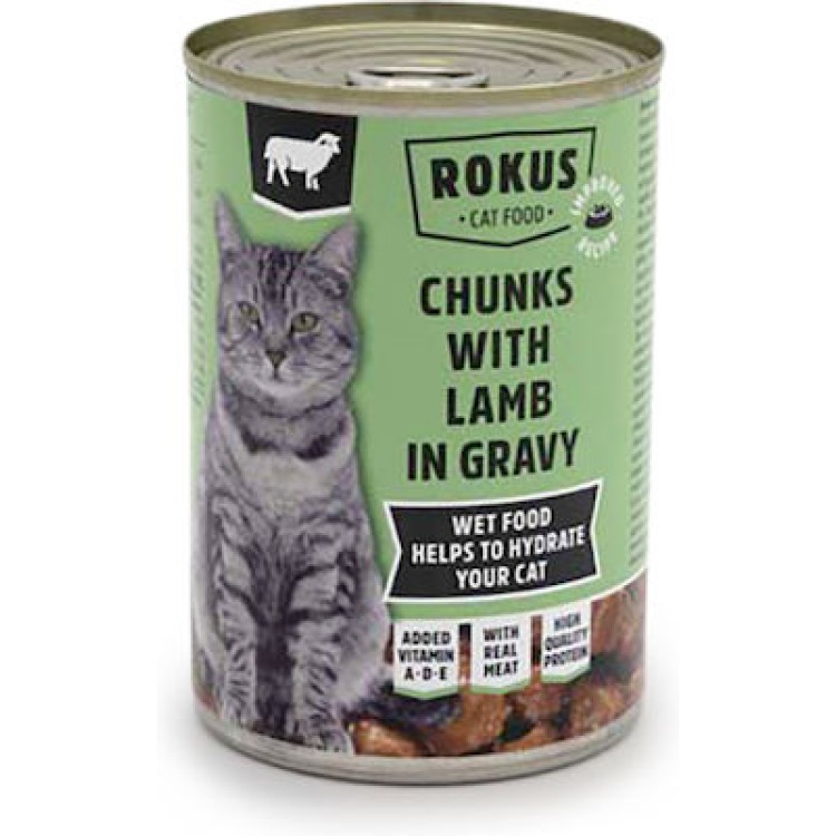 ROKUS ΓΑΤΟΤΡΟΦΗ ΑΡΝΙ (ΠΡΑΣΙΝΗ) 24Χ410ΓΡ