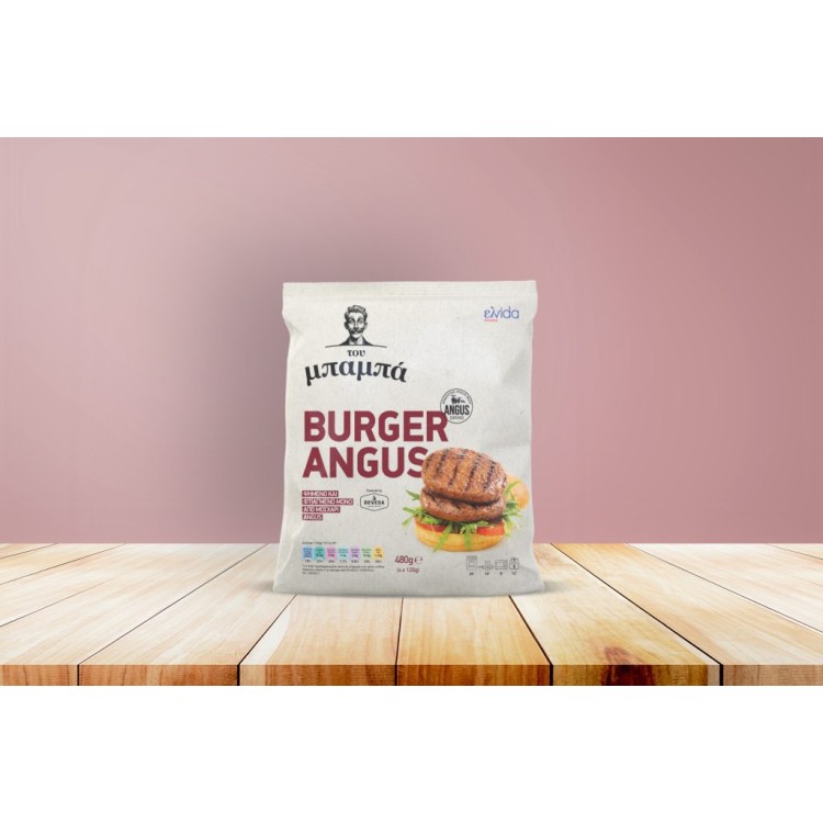 ΤΟΥ ΜΠΑΜΠΑ BURGER ΒΟΕΙΟ ANGUS ΨΜΝ ΚΤΨ 10Χ480ΓΡ