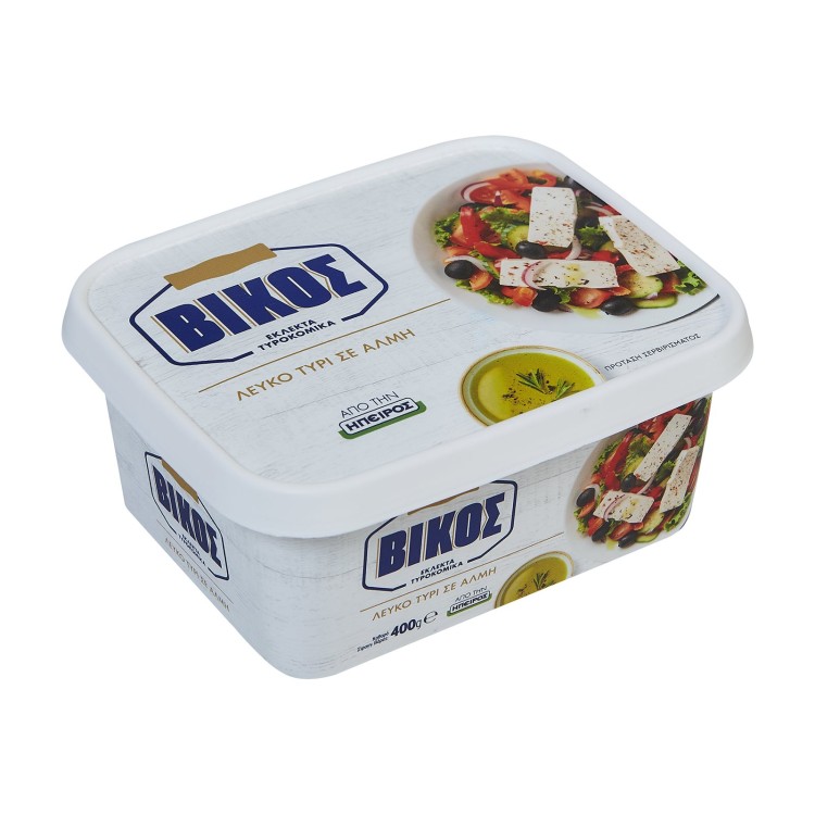 ΒΙΚΟΣ ΛΕΥΚΟ ΤΥΡΙ ΑΛΜΗ 12Χ400ΓΡ