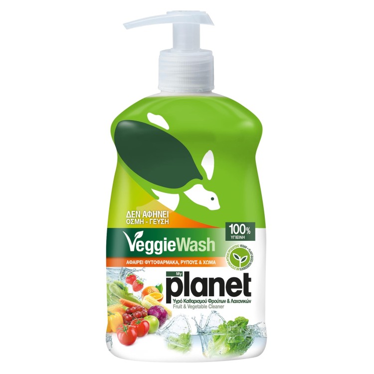 PLANET FRUIT & VEGGIE WASH 12X450ML