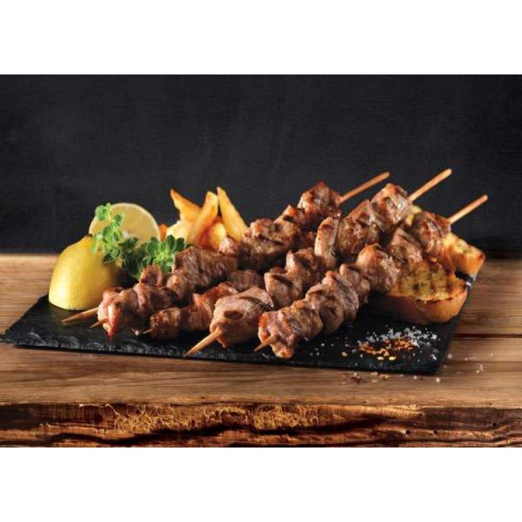 BELLE MEAT ΣΟΥΒΛΑΚΙ ΧΟΙΡΙΝΟ ΖΑΡΙ (ΜΠΟΥΤ-ΠΑΝΣ) 80ΓΡ. 6,48ΚΙΛ. ΚΤΨ