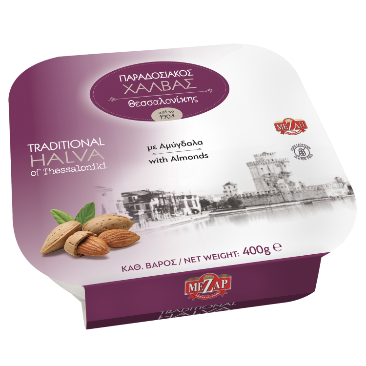ΜΕΖΑΠ ΠΑΡΑΔ. ΧΑΛΒΑΣ ΘΕΣ/ΝΙΚΗΣ (ΤΑΠΕΡ) ΑΜΥΓΔΑΛΟ 18Χ400gr